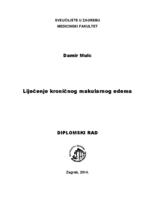 prikaz prve stranice dokumenta Liječenje kroničnog makularnog edema