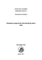 prikaz prve stranice dokumenta Današnje mogućnosti rekonstrukcije palca šake