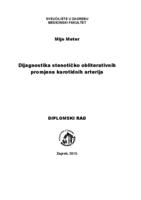 prikaz prve stranice dokumenta Dijagnostika stenotičko-obliterativnih promjena karotidnih arterija