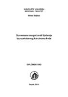 prikaz prve stranice dokumenta Suvremene mogućnosti liječenja bazocelularnog karcinoma kože