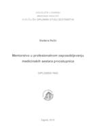 prikaz prve stranice dokumenta Mentorstvo u profesionalnom usavršavanju prvostupnica sestrinstva