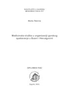 prikaz prve stranice dokumenta Medicinska služba u organizaciji gorskog spašavanja u Bosni i Hercegovini