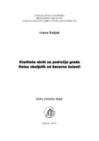 prikaz prve stranice dokumenta Kvaliteta skrbi na području grada Knina oboljelih od šećerne bolesti