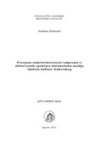 prikaz prve stranice dokumenta Procjena embriotoksičnosti valproata iz infracrvenih spektara metaboloma medija tijekom kulture štakorskog zametka