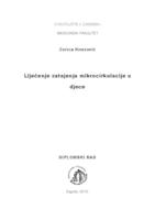 prikaz prve stranice dokumenta Liječenje zatajenja mikrocirkulacije u djece