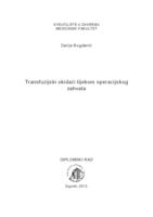 prikaz prve stranice dokumenta Transfuzijski okidači tijekom operacijskog zahvata