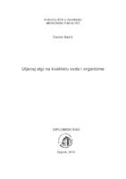 prikaz prve stranice dokumenta Utjecaj algi na kvalitetu voda i organizme