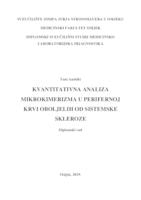 prikaz prve stranice dokumenta Kvantitativna analiza mikrokimerizma u perifernoj krvi oboljelih od sistemske skleroze