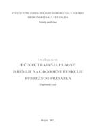 prikaz prve stranice dokumenta Učinak trajanja hladne ishemije na odgođenu funkciju bubrežnog presatka