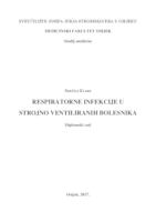 prikaz prve stranice dokumenta Respiratorne infekcije u strojno ventiliranih bolesnika