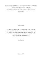 prikaz prve stranice dokumenta Imunohistokemijske metode u diferencijaciji raka pluća ne malih stanica (NSCLC)