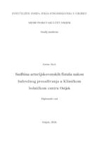 prikaz prve stranice dokumenta Sudbina arterijskovenskih fistula nakon bubrežnog presađivanja u Kliničkom bolničkom centru Osijek