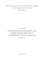 prikaz prve stranice dokumenta Emocionalna intelgencija medicinskih sestara i uspješnost u komunikaciji