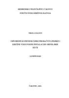 prikaz prve stranice dokumenta Usporedni konstrukcijski proračun linijske i kružne vodovodne instalacije obiteljske kuće