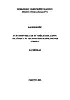 prikaz prve stranice dokumenta Utjecaj optimizacije za tražilice i plaćenog oglašavanja na vidljivost i pozicioniranje web stranica