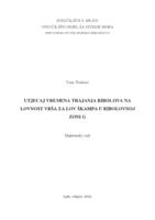 prikaz prve stranice dokumenta Utjecaj vremena trajanja ribolova na lovnost vrša za lov škampa u ribolovnoj zoni G