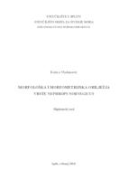prikaz prve stranice dokumenta Morfološka i morfometrijska obilježja vrste Nephrops norvegicus