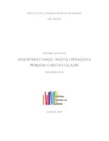 prikaz prve stranice dokumenta Argentinski tango-razvoj i pedagoška primjena u nastavi glazbe