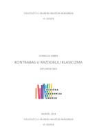 prikaz prve stranice dokumenta Kontrabas u razdoblju klasicizma