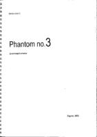 prikaz prve stranice dokumenta Phantom no.3 za simfonijski orkestar