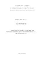 prikaz prve stranice dokumenta POSLOVNO PLANSKA ELABORACIJA PODUZETNIČKE IDEJE NA PRIMJERU PROJEKTA FITNESS CENTRA