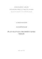 prikaz prve stranice dokumenta PLAN RAZVOJA DISTRIBUCIJSKE MREŽE