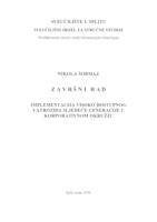 prikaz prve stranice dokumenta IMPLEMENTACIJA VISOKO DOSTUPNOG VATROZIDA SLJEDEĆE GENERACIJE U KORPORATIVNOM OKRUŽJU