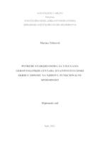 prikaz prve stranice dokumenta Potrebe starijih osoba za uslugama gerontoloških centara izvaninstitucijske skrbi u odnosu na njihovu funkcionalnu sposobnost