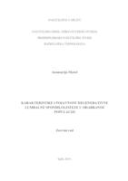 prikaz prve stranice dokumenta Karakteristike i pojavnost degenerativne lumbalne spondilolisteze u odabranoj populaciji