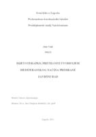 prikaz prve stranice dokumenta Dijetoterapija pretilosti uvođenjem mediteranskog načina prehrane