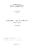 prikaz prve stranice dokumenta Proizvodnja i analiza kupinovog voćnog vina