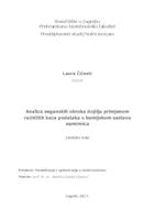 prikaz prve stranice dokumenta Analiza veganskih obroka dojilja primjenom različitih baza podataka o kemijskom sastavu namirnica