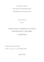 prikaz prve stranice dokumenta Utjecaj ulja avokada na sastav lipoproteina u BL6 miša