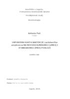 prikaz prve stranice dokumenta Usporedba rasta bakterije Lactobacillus amylovorus na novodizajniranoj (sMRS) i standardnoj (MRS) podlozi