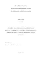 prikaz prve stranice dokumenta Procesi kancerogeneze, mehanizam djelovanja i regulacijska uloga miRNA-21, miRNA-26b i miRNA-10b u u karcinomu dojke