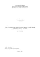 prikaz prve stranice dokumenta Utjecaj prekomjerne sinteze proteina stanične stijenke Scw4p na fenotip kvasca S. cerevisiae