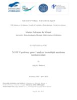 prikaz prve stranice dokumenta NOTCH pathway genes' analysis in multiple myeloma remission state