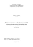 prikaz prve stranice dokumenta Primjena modeliranja u predikciji antropometrijskih značajki prema energetskom i nutritivnom unosu