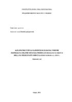 prikaz prve stranice dokumenta Alelopatski utjecaj zajedničkog klijanja, vodenih ekstrakata i biljnih ostataka peršina (Petroselinum crispum Mill.) na strjeličastu grbicu (Lepidium draba (L.) Desv.)