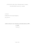 prikaz prve stranice dokumenta Analiza rada prese Class Quadrant u spremanju sjena na OPG-u " Kolak"