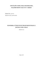 prikaz prve stranice dokumenta EKONOMSKA UČINKOVITOST PROIZVODNJE DUHANA U REPUBLICI HRVATSKOJ