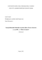 prikaz prve stranice dokumenta Utjecaj klimatskih čimbenika na prinos šljive (Prunus domestica L.) na OPG.u Dario Zvonarić