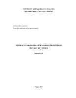 prikaz prve stranice dokumenta Naturalni i ekonomski pokazatelji proizvodnje šećera u Hrvatskoj