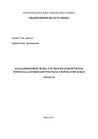 prikaz prve stranice dokumenta Analiza proizvodnje šećera u EU i procjena poduzetničkog potencijala za  pokretanje poslovanja u RH