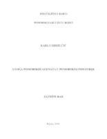 prikaz prve stranice dokumenta Uloga pomorskih agenata u pomorskoj industriji