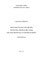 prikaz prve stranice dokumenta Mogućnost razvoja nove kruzing destinacije u Republici Hrvatskoj sukladno trendovima na europskom tržištu