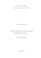 prikaz prve stranice dokumenta Analiza i efikasnost inteligentnih transportnih sustava