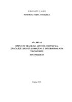 prikaz prve stranice dokumenta Open GTS Tracking System: definicija, značajke i moguća primjena u intermodalnom transportu
