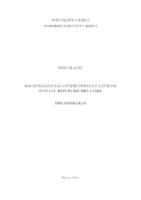 prikaz prve stranice dokumenta Racionalizacija lučkih uprava u lučkom sustavu Republike Hrvatske