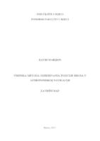 prikaz prve stranice dokumenta Visinska metoda određivanja pozicije broda u astronomskoj navigaciji